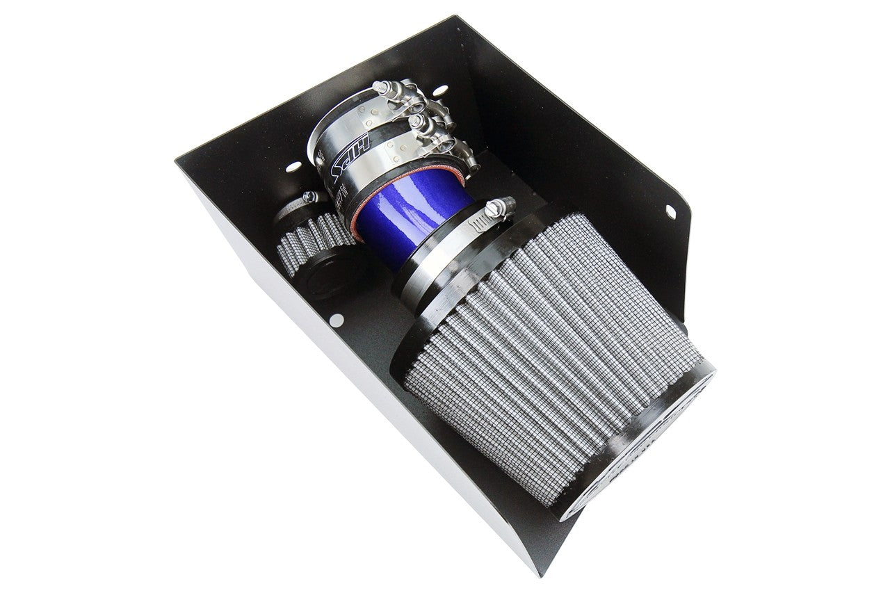 HPS Cold Air Intake Kit 00-06 Volkswagen Golf GTI MK4 1.8T Turbo Blue Short Cool Ram Heat Shield 827-685BL