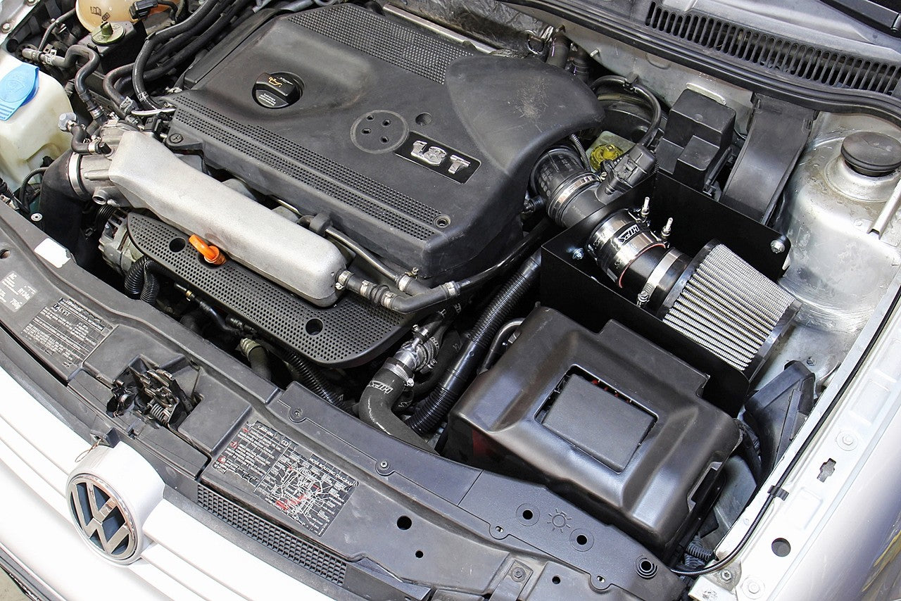 HPS Cold Air Intake Kit 00-06 Volkswagen Golf GTI MK4 1.8T Turbo Red Short Cool Ram Heat Shield 827-685R