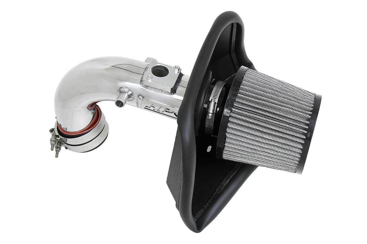 HPS Shortram Air Intake Kit 2011-2016 Scion tC 2.5L, Includes Heat Shield, Polish