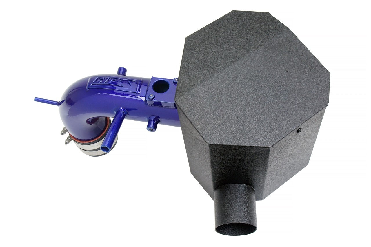 HPS Blue Shortram Air Intake with Heat Shield For 12-17 Toyota Camry 2.5L XV50
