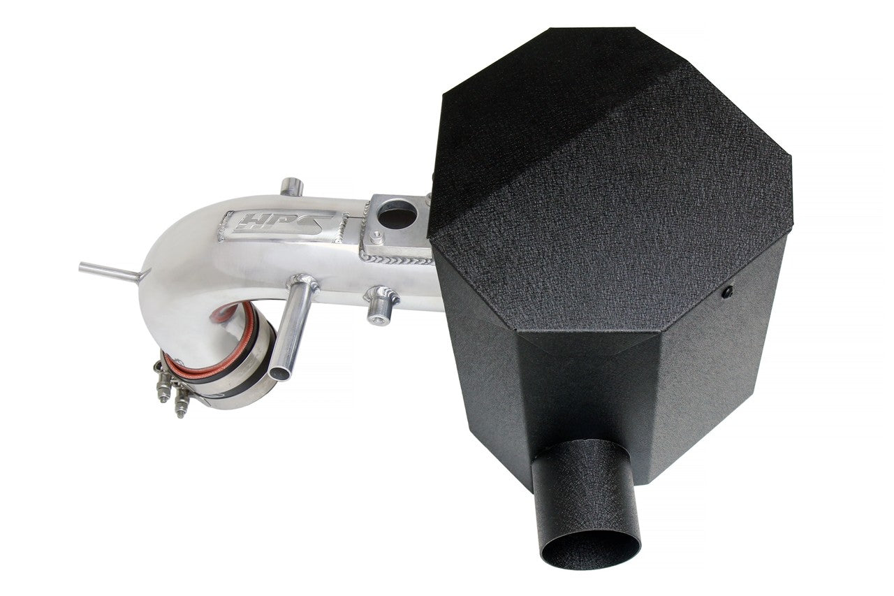 HPS Polish Shortram Air Intake with Heat Shield For 12-17 Toyota Camry 2.5L XV50