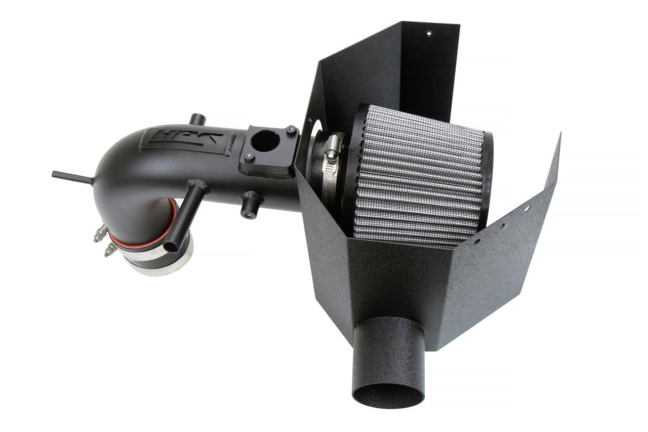 HPS Black Shortram Air Intake with Heat Shield For 12-17 Toyota Camry 2.5L XV50