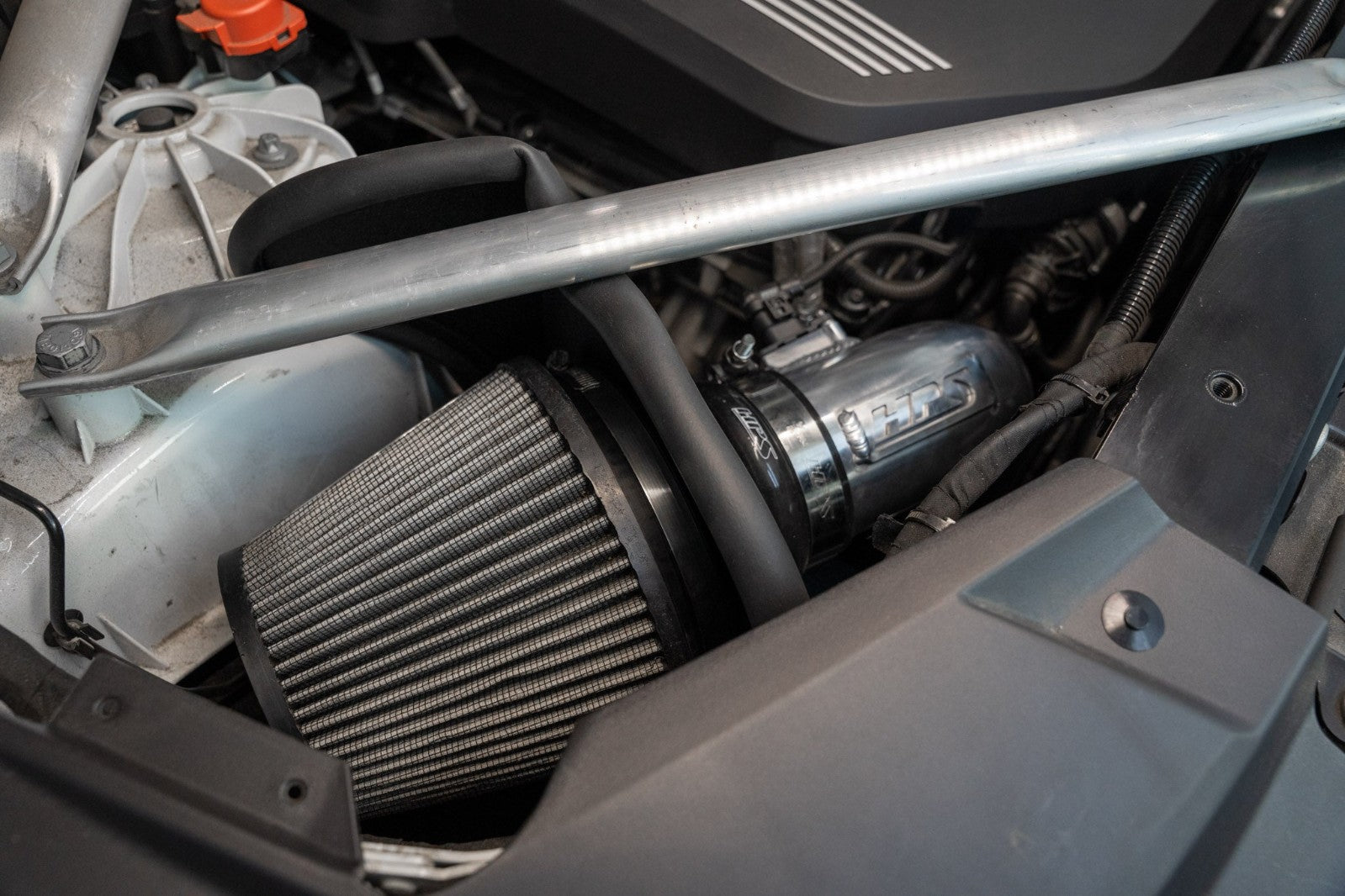 HPS Blue Shortram Air Intake Heat Shield Kit For 19-23 BMW X5 / 20-23 X6 / 19-22 X7 3.0L B58
