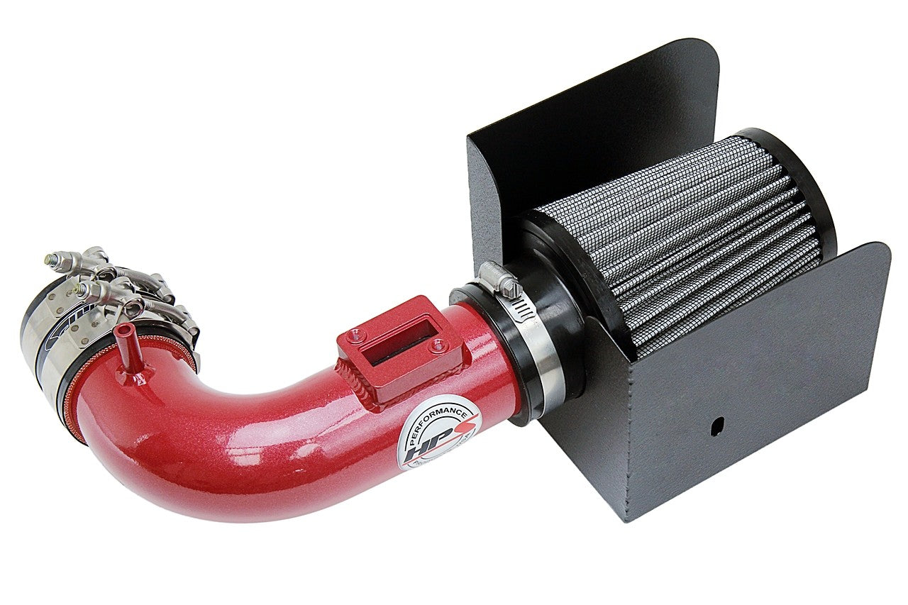 HPS Shortram Air Intake 2015-2020 Honda Fit 1.5L, Includes Heat Shield, Red