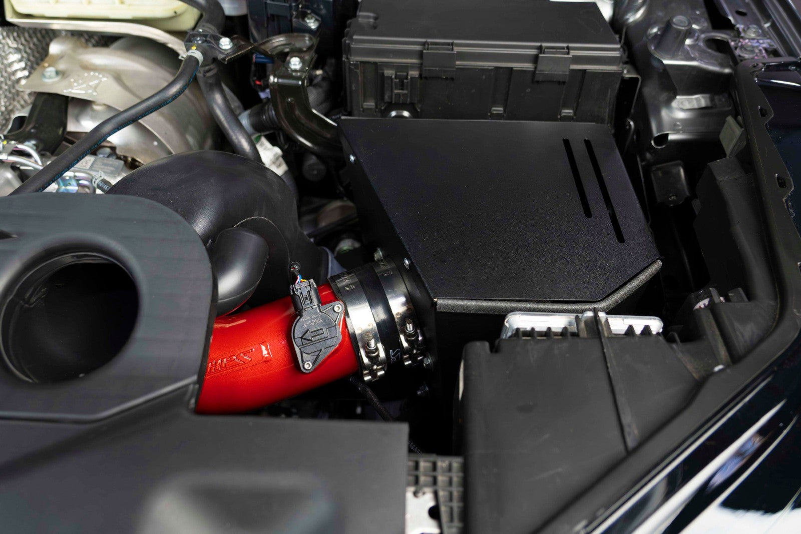 HPS 827-728R Red Shortram Air Intake w/Heat Shield 827-728R