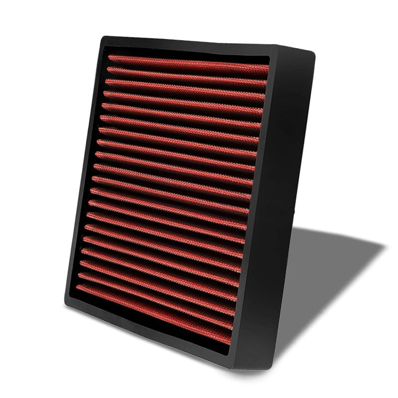 Red High Flow OE Style Drop-In Panel Cabin Air Filter For Camry IS200t iM tC-Interior-BuildFastCar