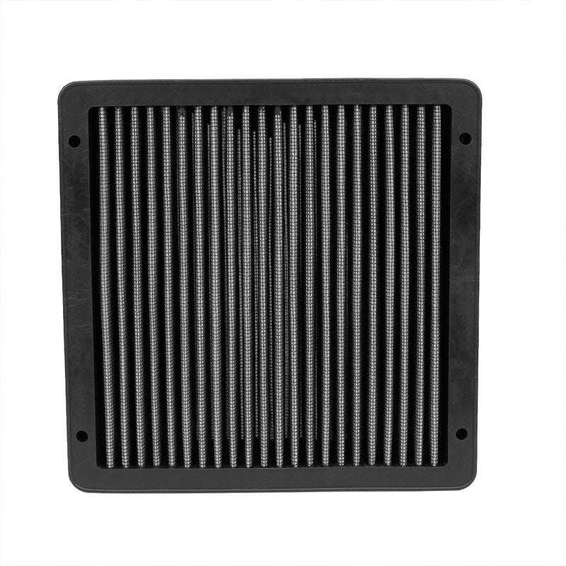 Silver High Flow Cotton Wash/Reusable Drop-In Panel Air Filter For 02-07 Lancer-Performance-BuildFastCar