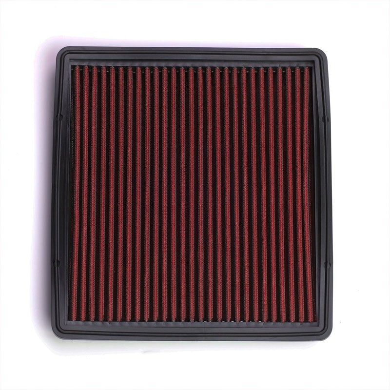 Red High Flow Cotton OE Style Drop-In Panel Air Filter For 11-14 Chrysler 200-Performance-BuildFastCar