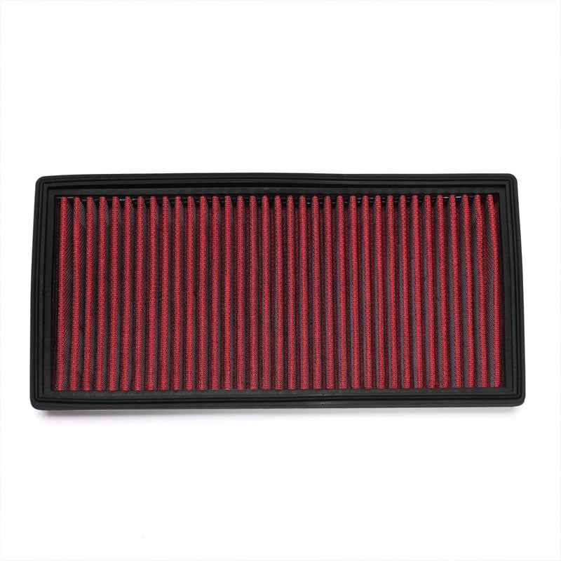 Red High Flow Replacement OE Drop-In Panel Air Filter For 08-15 Benz C63 AMG-Performance-BuildFastCar