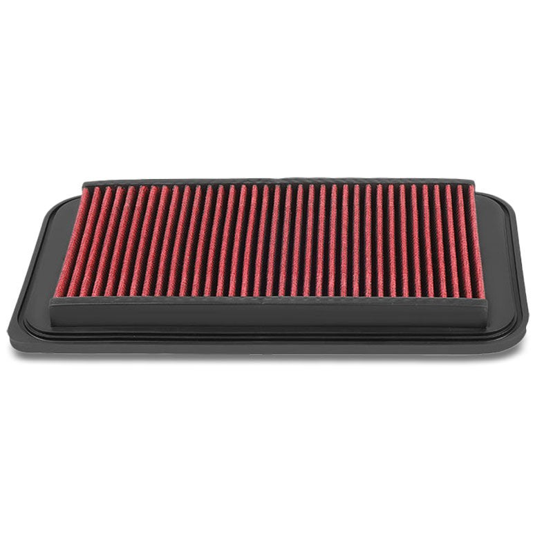Red High Flow Cotton Replacement Air Box Drop-In Panel Air Filter For 13-17 FRS-Performance-BuildFastCar