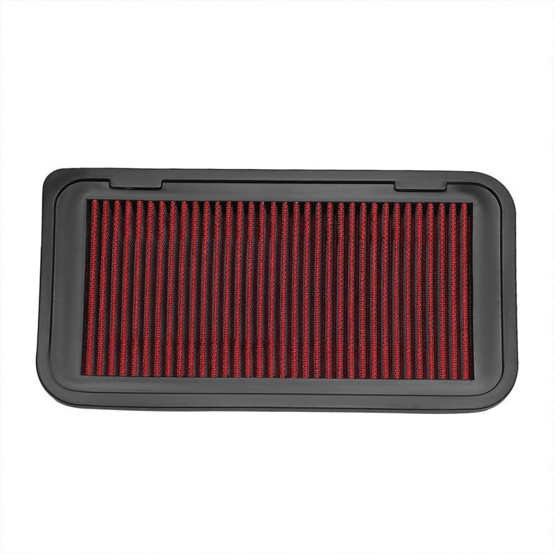 Red High Flow Cotton Replacement Air Box Drop-In Panel Air Filter For 13-17 FRS-Performance-BuildFastCar