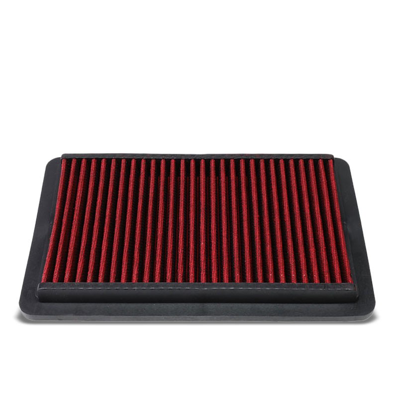 Red High Flow Cotton Washable Drop-In Panel Air Filter For 95-03 Mazda Protege5-Performance-BuildFastCar