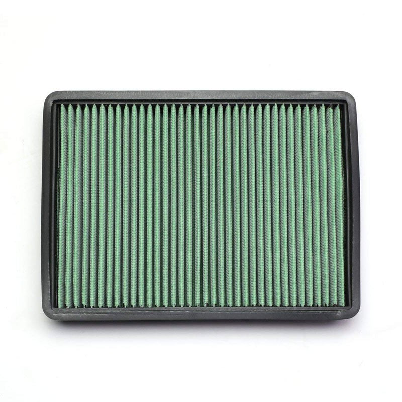 Green Washable/Reusable OE Drop-In Panel Air Filter For 05-09 Buick LaCrosse-Performance-BuildFastCar