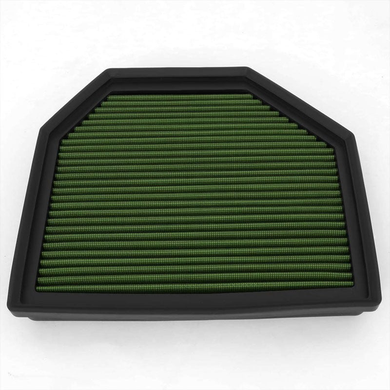 Green Cotton OE Style Dry Drop-In Panel Air Filter For 12-UP BMW M3/M4/M5/M6-Performance-BuildFastCar