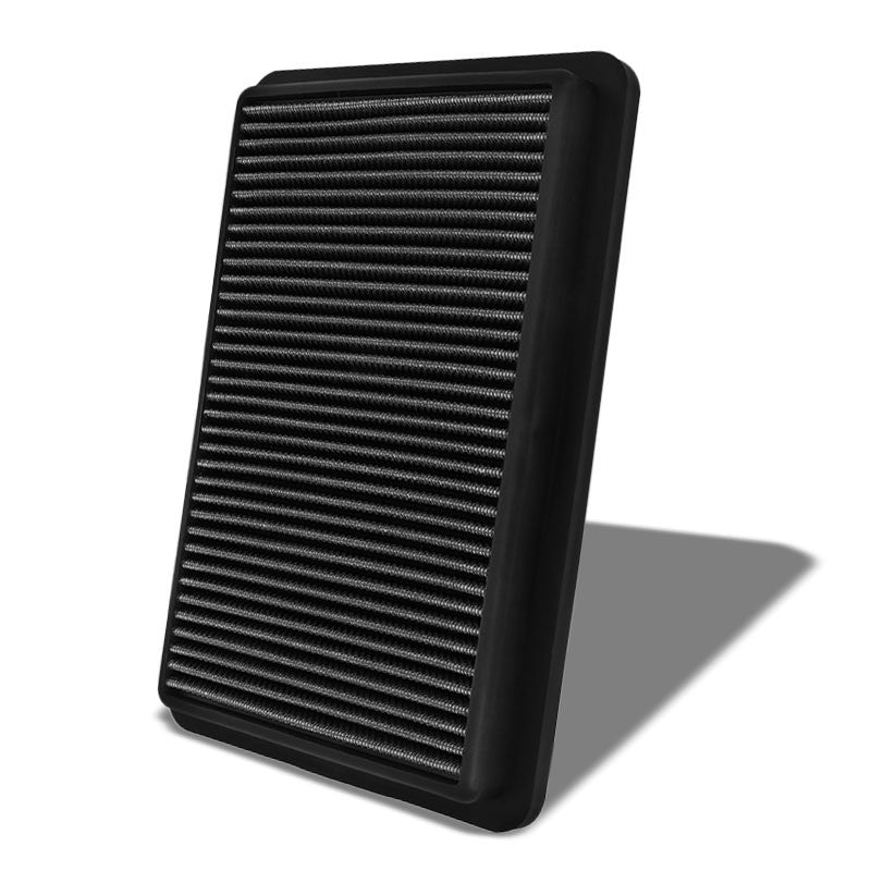 Black Cotton OE Style Drop-In Panel Air Filter For 12-18 Mazda 3 2.0L/2.3L/2.5L-Filter-BuildFastCar-BFC-AIRFILPAN-184-BK