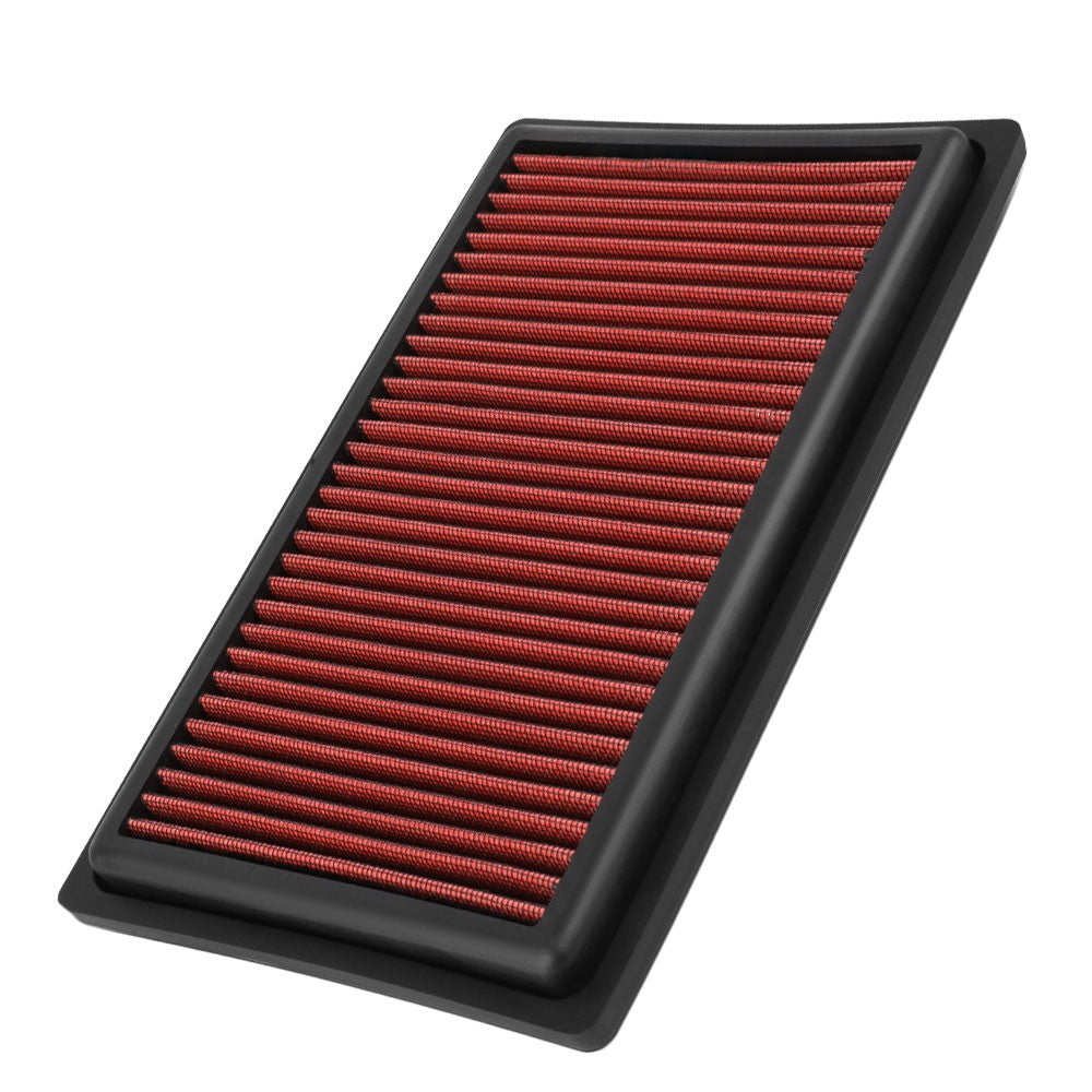 Red Washable Drop-In Panel Air Filter 15-19 C300 C350e 2.0L Turbo BFC-AIRFILPAN-190-RD