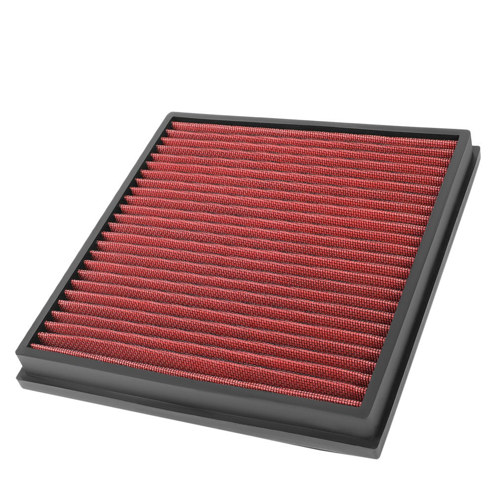 Red Washable Drop-In Panel Air Filter 08-09 Buick Allure/LaCrosse BFC-AIRFILPAN-194-RD
