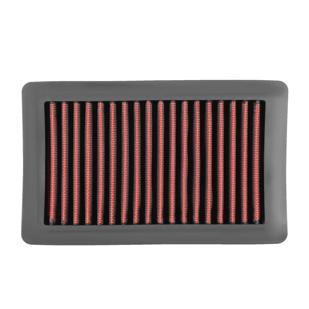 Red High Flow Washable Drop-In Panel Air Filter For 16-18 Smart Fortwo 0.9 Turbo