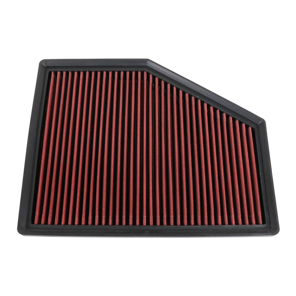 Red High Flow Washable Drop-In Panel Air Filter For 17+ 530e 530i 2.0L/540i 3.0