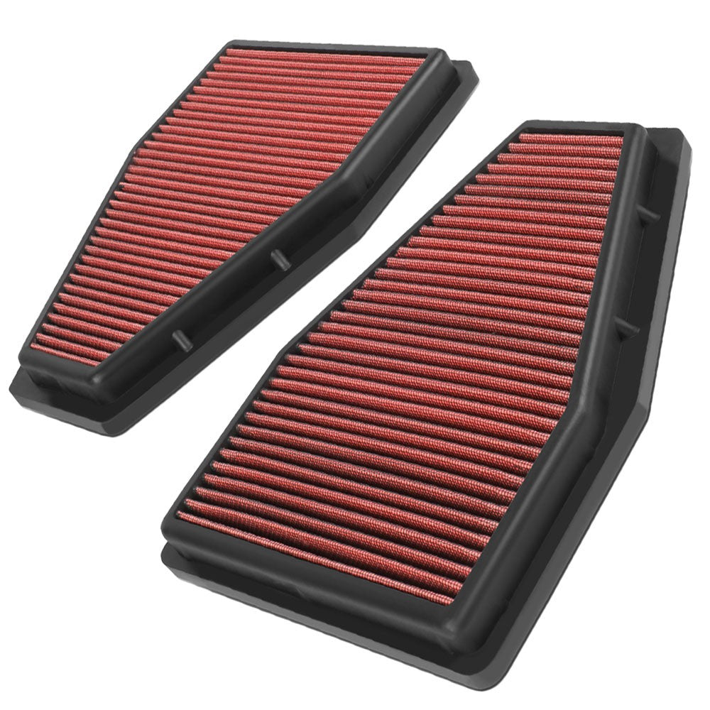 Red Washable Drop-In Panel Air Filter 12-19 911 3.4L/3.8L Turbo BFC-AIRFILPAN-209-RD