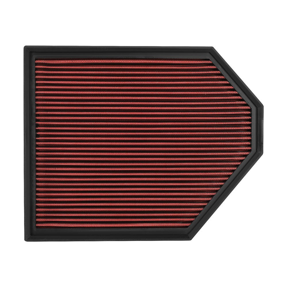Red High Flow Drop-In Panel Air Filter For 11-17 X3 2.0T 3.0L/14-18 X4 2.0T