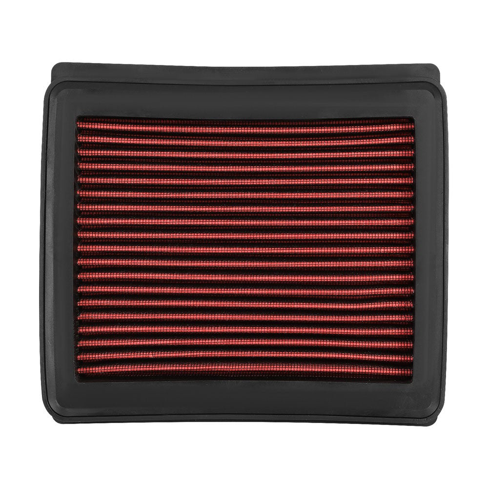 2x Red High Flow Washable Drop-In Panel Air Filter For 14-19 Infiniti Q70 Q70L 3.7L