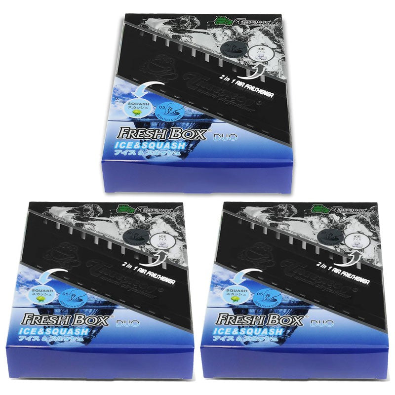 3xBox ICE/ Squash Scent Gel 200g Indoor/Home Air Freshener Odor Smell Remover-Accessories-BuildFastCar