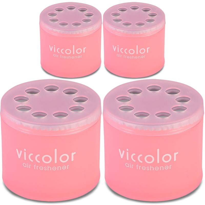 4x Viccolor Gel Based Can/Angel Snow Scent Air Freshener Deodorize Restroom-Miscellaneous-BuildFastCar