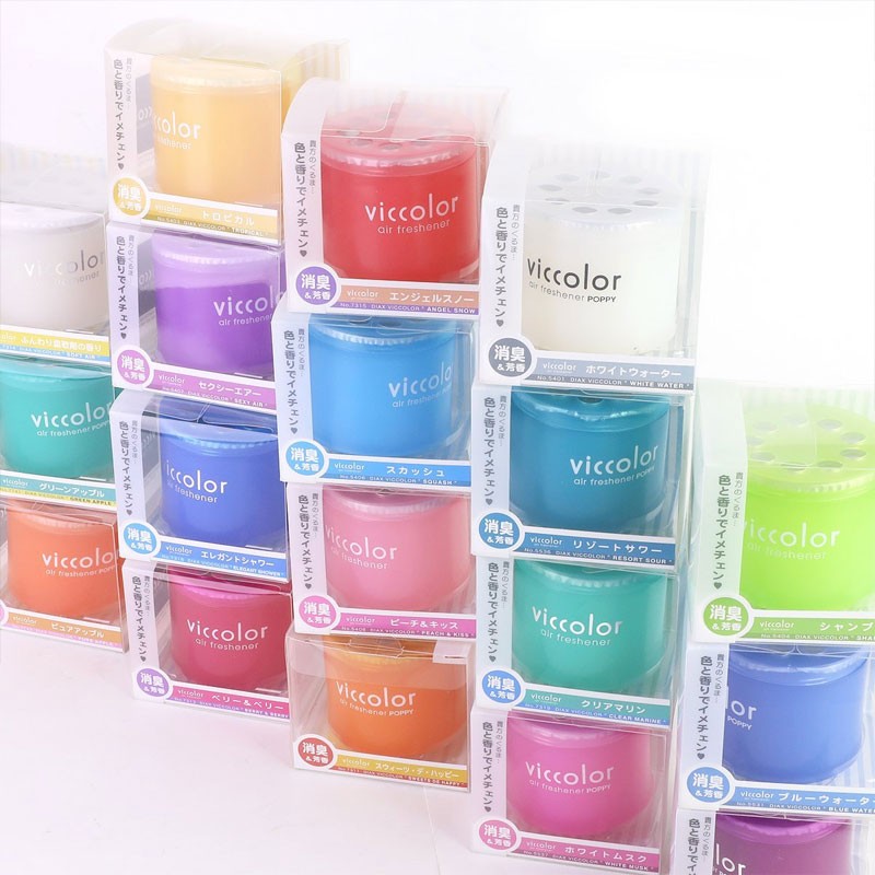 2x Viccolor Gel Based 85g Can/Angel Snow Scent Air Freshener Interior SUV-Miscellaneous-BuildFastCar