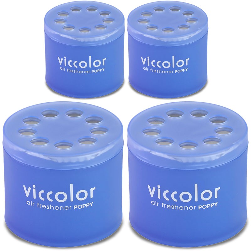 4x Viccolor Gel Based Can/Blue Water Scent Air Freshener Automotive Car Van-Miscellaneous-BuildFastCar