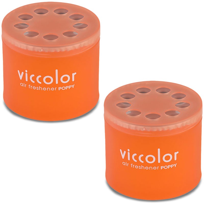 2x Viccolor Gel Based 85g Can/Pure Apple Scent Air Freshener Interior Car-Miscellaneous-BuildFastCar