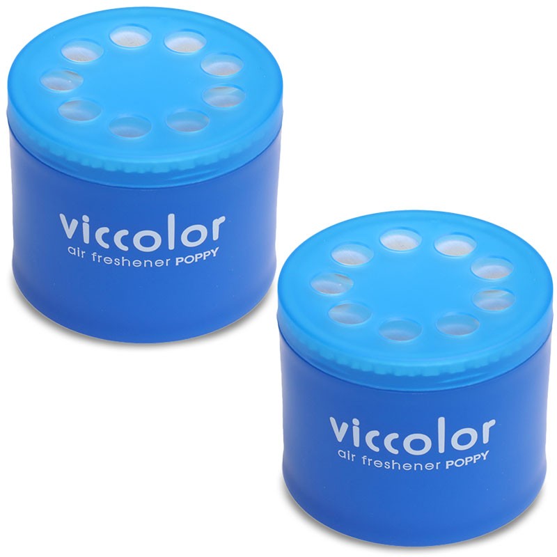2x Viccolor Gel Based 85g Can/Marine Squash Scent Air Freshener Restroom-Miscellaneous-BuildFastCar