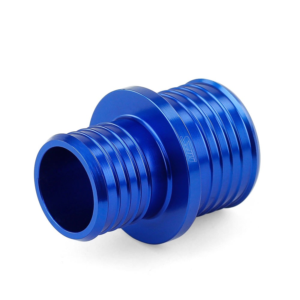 HPS AHUR-075-100-BLUE Blue 6061 Aluminum Hose Joiner Union Connector AHUR-075-100-BLUE