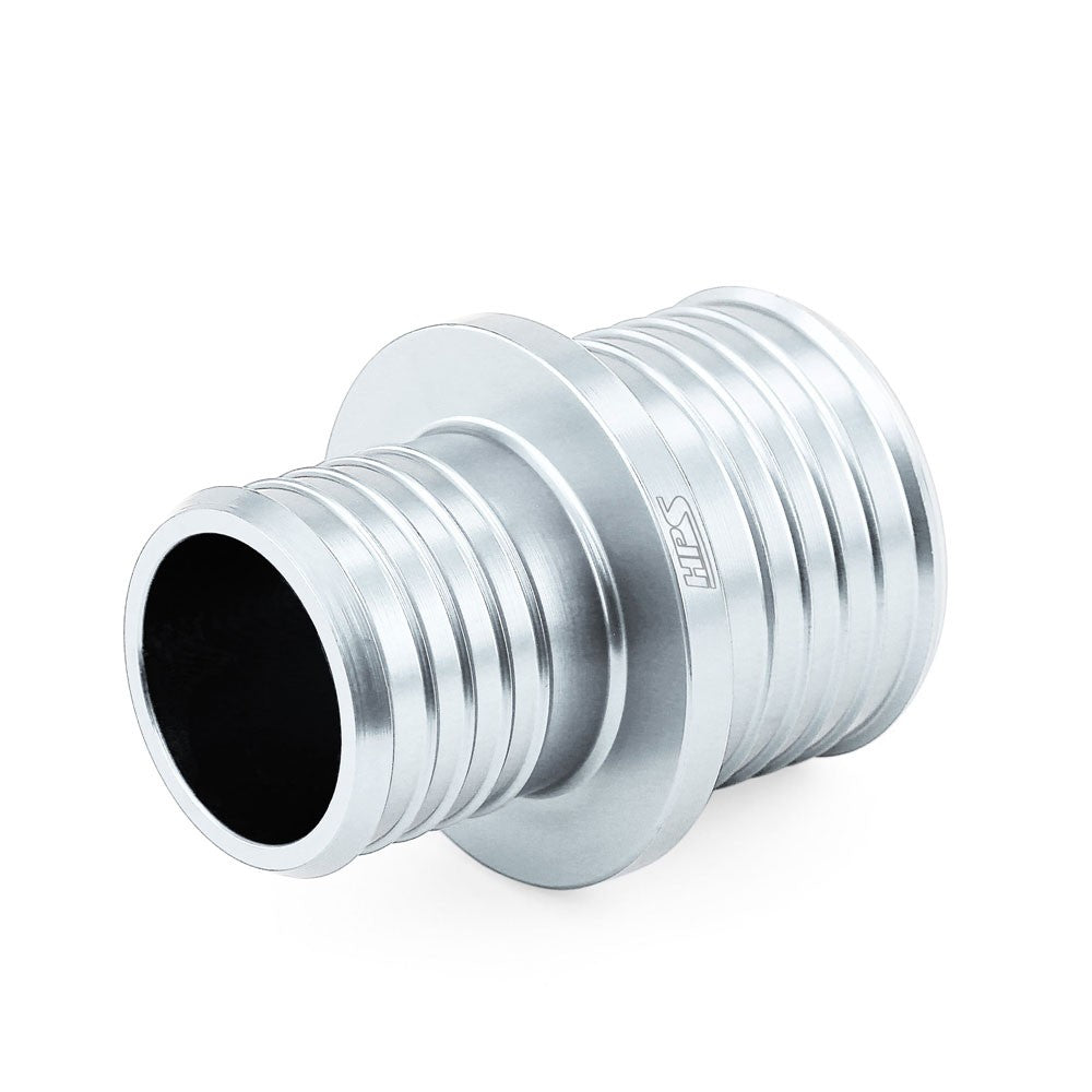 HPS AHUR-050-062-SL Silver 6061 Aluminum Hose Joiner Union Connector AHUR-050-062-SL
