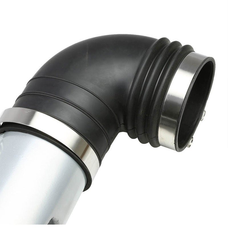 Cold Air Intake Kit Silver Pipe+Filter+Heat Shield For Cadillac 06-07 CTS V V8-Performance-BuildFastCar