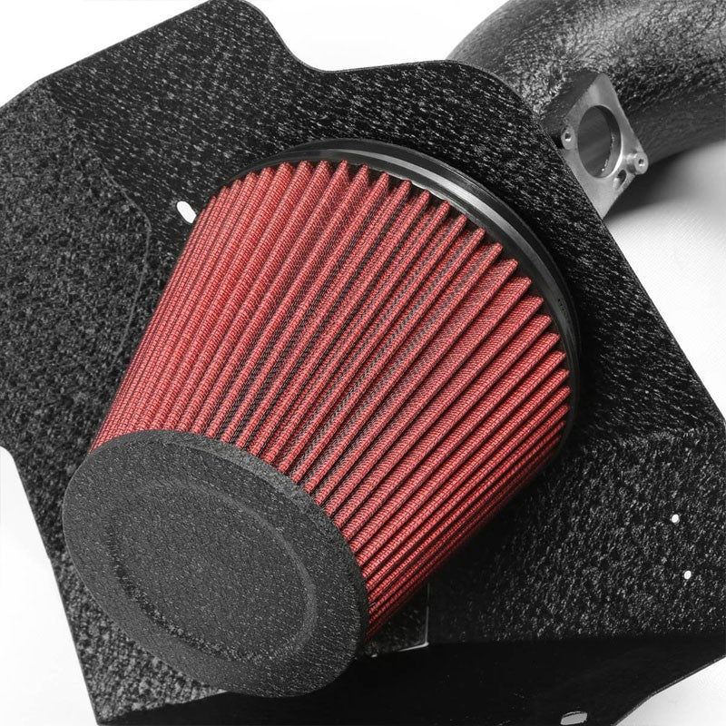 Cold Air Intake Kit Black Pipe+Filter+Heat Shield For Cadillac 09-10 CTS V V8-Performance-BuildFastCar