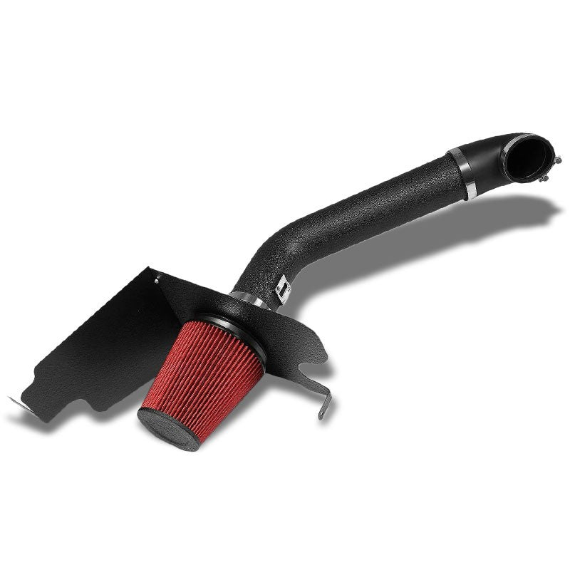 Cold Air Intake Kit Black Pipe+Filter+Heat Shield For Ford 04-08 F-150 V8 5.4L-Performance-BuildFastCar