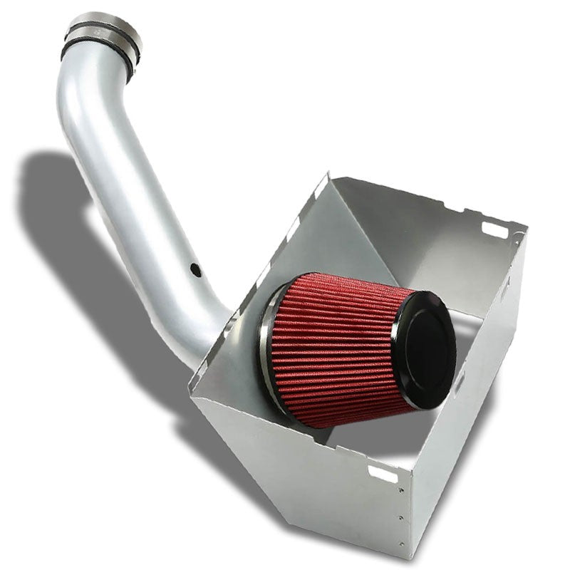 Cold Air Intake Kit Silver Pipe+Heat Shield For Dodge 09-14 Ram 1500/2500/3500 V-Performance-BuildFastCar