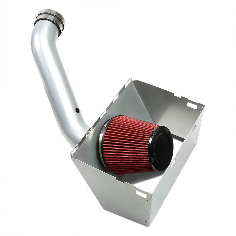 Cold Air Intake Kit Silver Pipe+Heat Shield For Dodge 09-14 Ram 1500/2500/3500 V-Performance-BuildFastCar