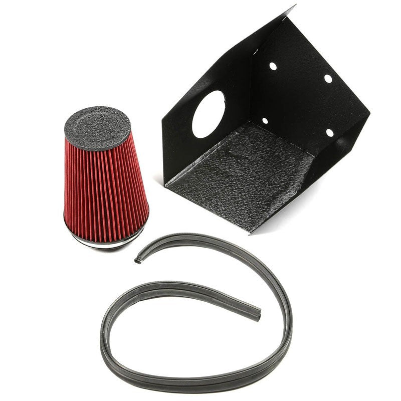 Cold Air Intake Kit Air Filter+Black Heat Shield For Dodge 94-02 Ram 2500 L6-Performance-BuildFastCar