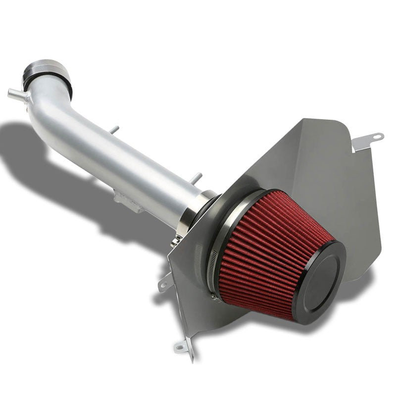 Cold Air Intake Kit Silver Pipe+Heat Shield For Toyota 99-04 Tacoma/4Runner V6-Performance-BuildFastCar