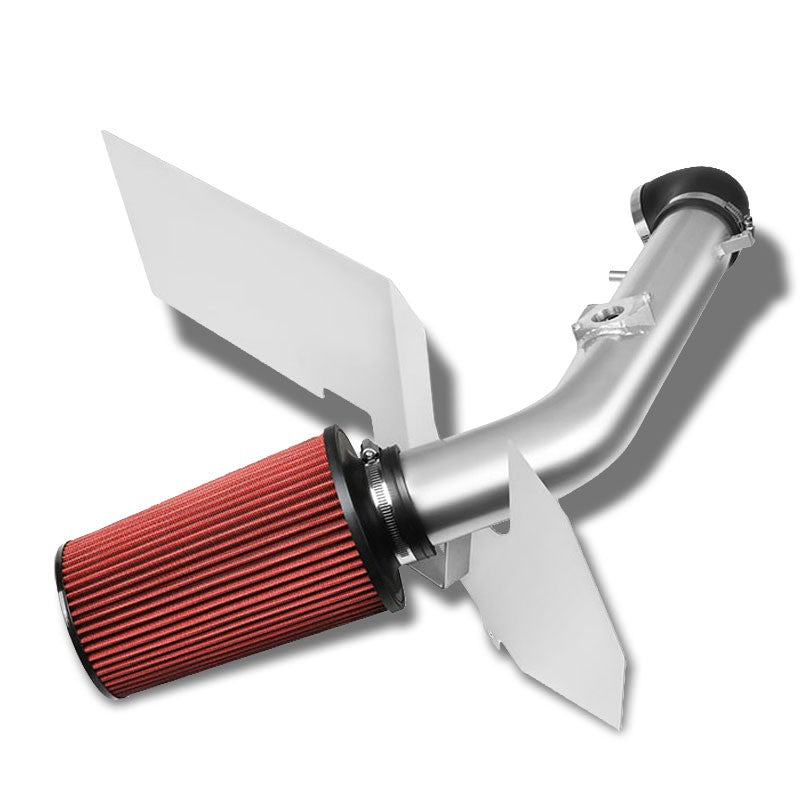 Cold Air Intake Kit Silver Pipe+Heat Shield For Toyota 00-04 Tundra 2UZ-FE V8-Performance-BuildFastCar