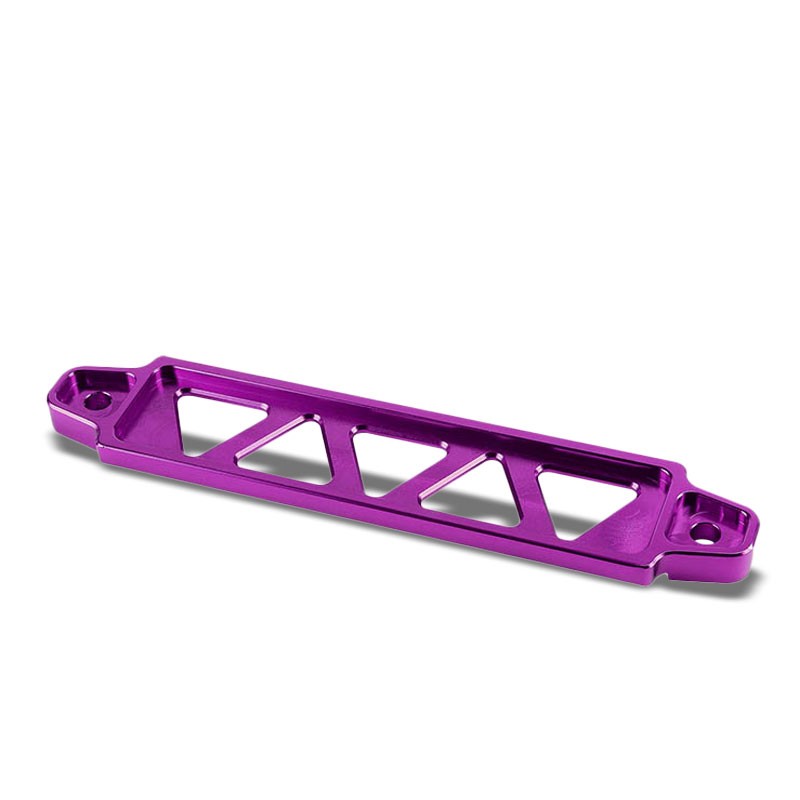 190MM/220MM Purple Billet Aluminum Car Battery Tie Down Mount Bracket Long Bar-Performance-BuildFastCar