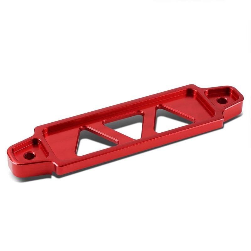 190MM/220MM Red Billet Aluminum Car Battery Tie Down Mount Bracket Long Bar-Performance-BuildFastCar