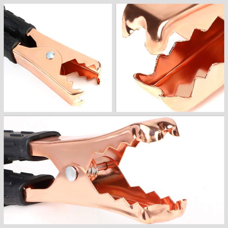 Heavy Duty 12FT 10 Gauge Copper Wire Battery Jumper Cables Jump Start Booster-Accessories-BuildFastCar