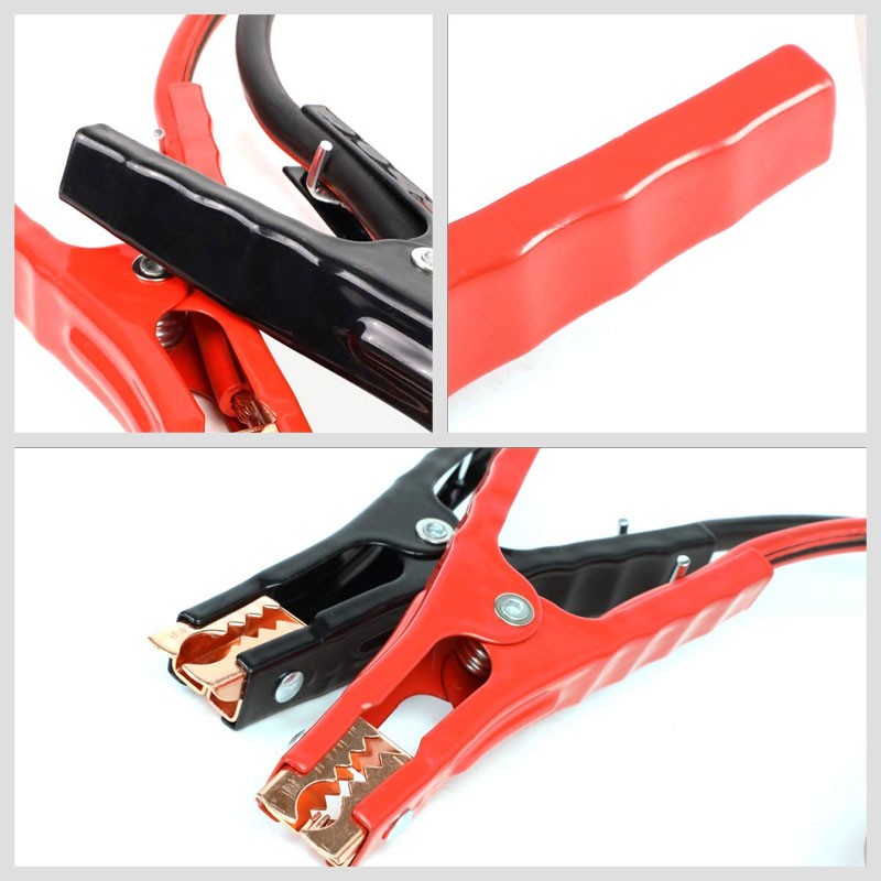 Heavy Duty 16FT 6 Gauge Copper Wire Battery Jumper Cables Jump Start Booster Kit-Accessories-BuildFastCar