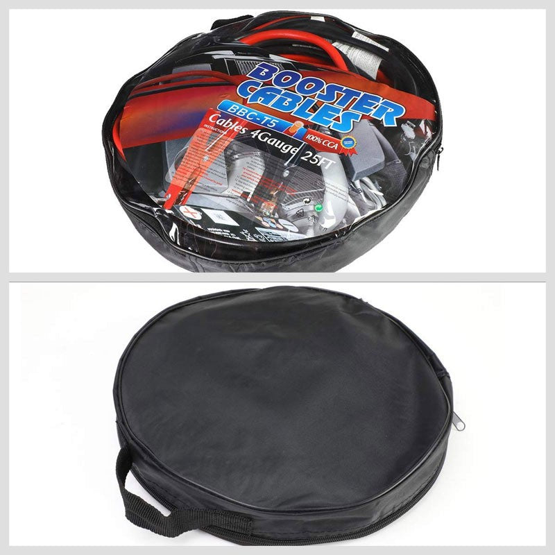 Heavy Duty 25FT 4 Gauge Copper Wire Battery Jumper Cables Jump Start Booster Kit-Accessories-BuildFastCar