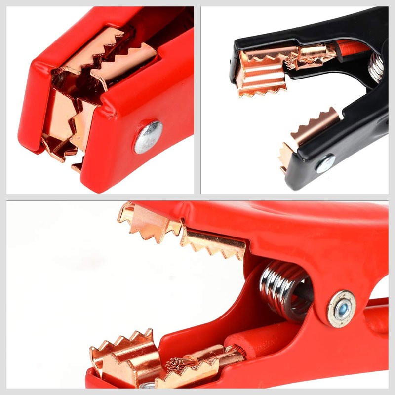 Heavy Duty 25FT 4 Gauge Copper Wire Battery Jumper Cables Jump Start Booster Kit-Accessories-BuildFastCar