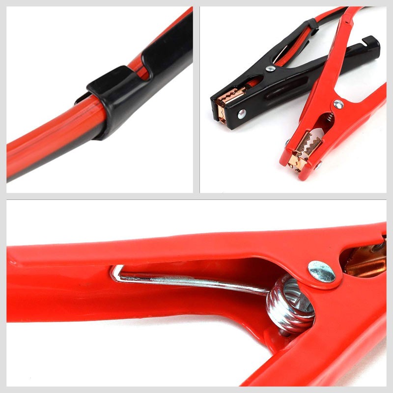 Heavy Duty 25FT 4 Gauge Copper Wire Battery Jumper Cables Jump Start Booster Kit-Accessories-BuildFastCar