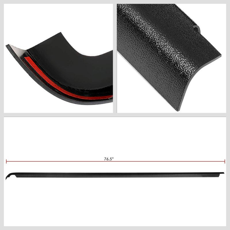 Left/Right Truck Bed Cap Molding Rail Protector Cover For 95-98 T100 6.5Ft Bed-Exterior-BuildFastCar